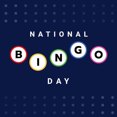 celebrating national bingo day with playful colorful balls - Download Free Stock Templates Pikwizard.com
