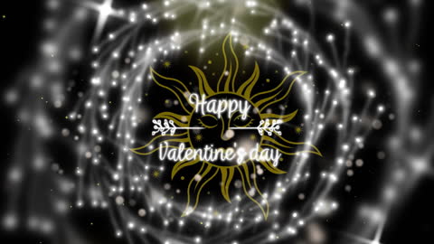 Dynamic Valentine's Day Sunburst Animation