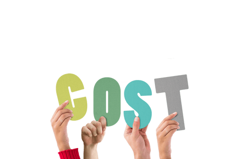 Hands Holding Cost Letters on Transparent Background - Download Free Stock Videos Pikwizard.com