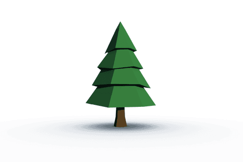 geometric fir tree illustration on transparent background - Download Free Stock Videos Pikwizard.com