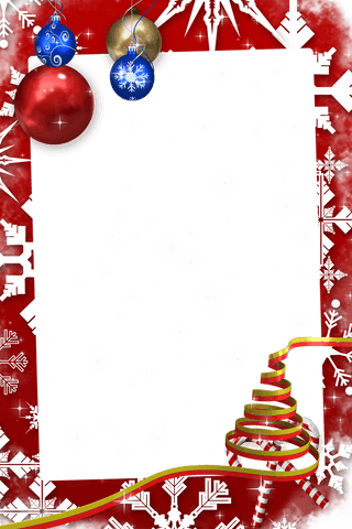transparent christmas themed decorative frame with snow and ornaments - Download Free Stock Videos Pikwizard.com