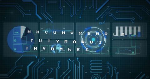 Futuristic Digital Network Survey and Data Processing - Download Free Stock Images Pikwizard.com