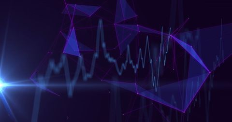 Digital Network Connections and Data Analysis Concept art