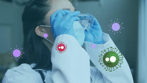 Digital Interface with Globe Overlay and Business Interaction