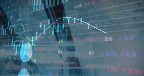 Data Visualization on Digital Screen in Modern Business - Download Free Stock Images Pikwizard.com