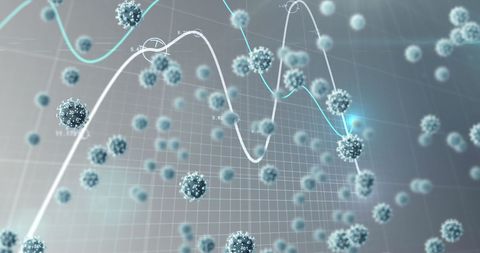 Digital Visualization of Virus Cells and Data Graphs - Download Free Stock Images Pikwizard.com