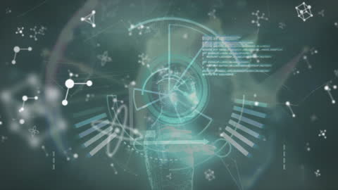 Conceptual Animation of Digital Data Processing with Clock Interface