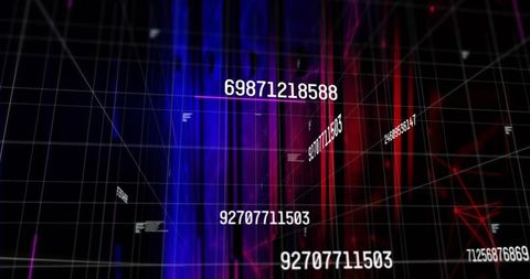 Futuristic Data Streams with Floating Numeric Codes and Network Lines