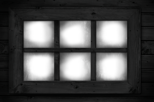 Vintage Wooden Window Frame on Transparent Background with Broken Panes - Download Free Stock Videos Pikwizard.com