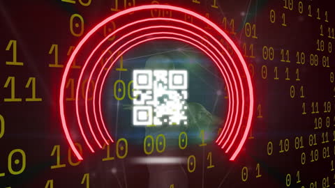 Binary Coding and Neon QR Code in Medical Technology Visualization