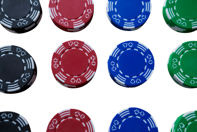 Colourful Casino Poker Chips on Transparent Background Isolated Vector - Download Free Stock Videos Pikwizard.com