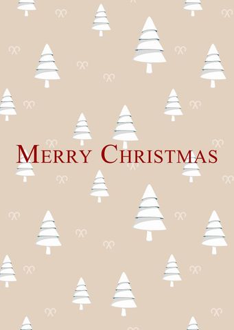 merry christmas greeting card with stylized trees - Download Free Stock Templates Pikwizard.com