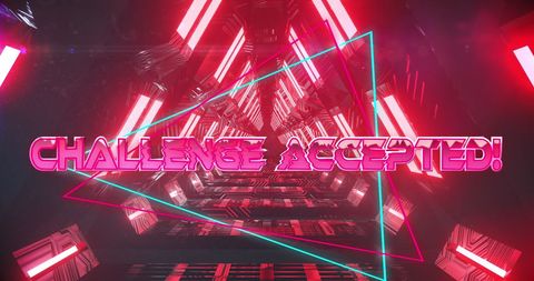 this vibrant design expresses enthusiasm and a competitive spirit, making it suitable for themes related to gaming, streaming, and tech events. perfect as a visual element for promotional materials or as a background in digital presentations, this artwork can evoke excitement and virtual exploration.