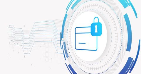 Credit Card Security Technology with Digital Network - Download Free Stock Images Pikwizard.com