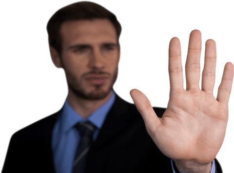 businessman using transparent touchscreen interface in office - Download Free Stock Videos Pikwizard.com