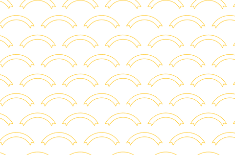 Seamless Yellow Half-Circle Pattern on Transparent Background