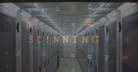 Cyber security threat warning over data server room