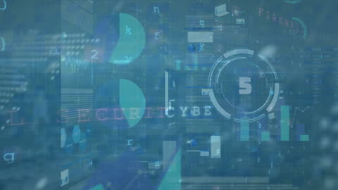 Futuristic Cybersecurity with Digital Interface Concepts