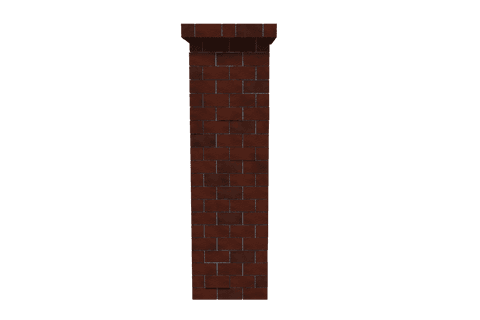 long brick chimney illustration on transparent background - Download Free Stock Videos Pikwizard.com