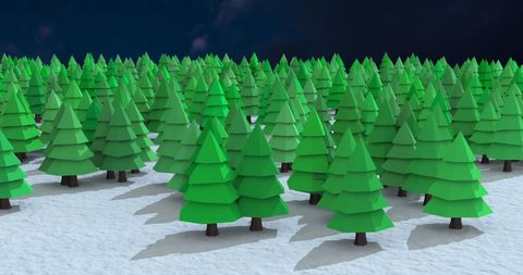 Colorful Fireworks burst Over Snowy Pine Forest - Download Free Stock Images Pikwizard.com