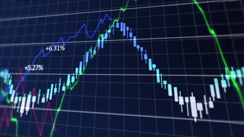 Dynamic Financial Data Processing Animation on Grid