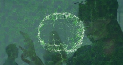 Virtual reality and brain technology connection