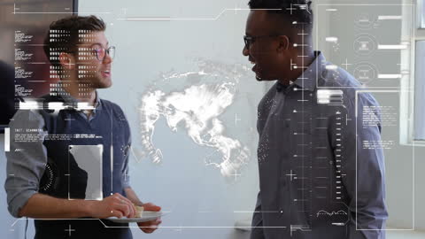 Digital Data Interface with Business Professionals in Office