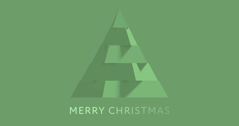 Modern Minimalist Christmas Tree Graphic Design