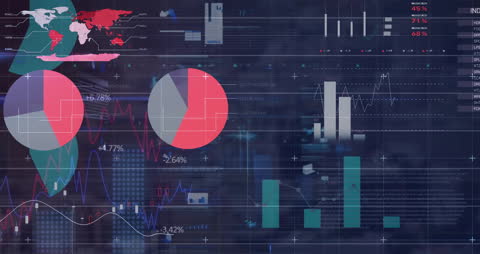 Dynamic Financial Data Display with Charts and Maps