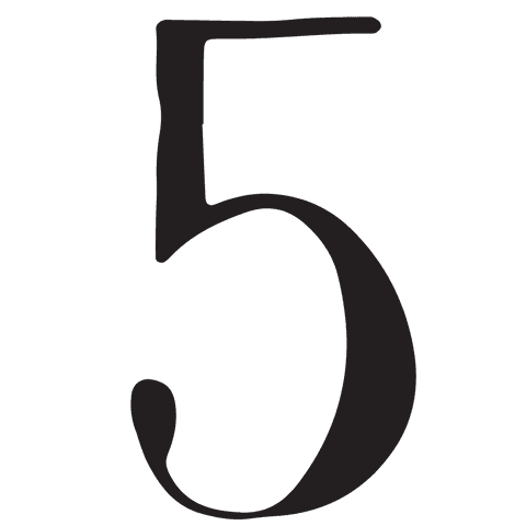 Black Number Five Design on Transparent Background - Download Free Stock Videos Pikwizard.com