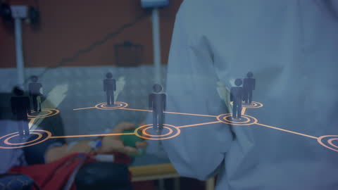 Medical Consultation with Animated Networking Overlay