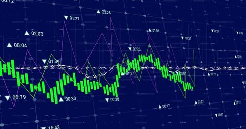 Graphical Data Analysis on Digital Interface - Download Free Stock Images Pikwizard.com
