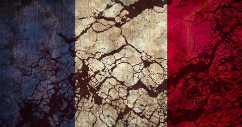 Cracked Texture over French Flag, Art and Symbolism - Download Free Stock Images Pikwizard.com