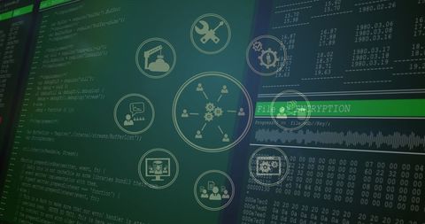 Advanced Cybersecurity Data Analysis and Encryption Visualization - Download Free Stock Images Pikwizard.com