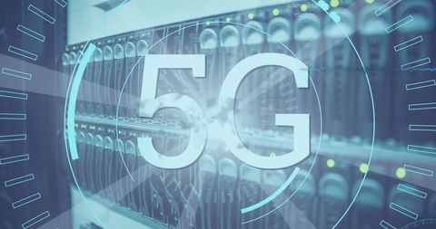 Innovative 5G Concept with Modern Server Technology - Download Free Stock Images Pikwizard.com