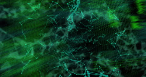 Abstract Digital Network Globe Background