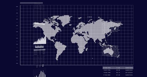 World Digital Data Processing Concept Map - Download Free Stock Images Pikwizard.com