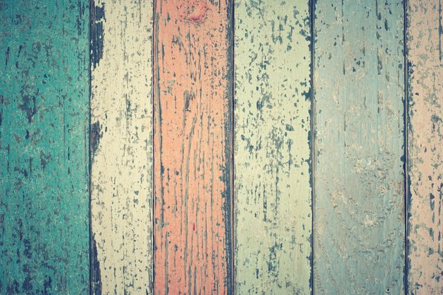 Weathered Wooden Planks in Colorful Pastel Tones - Download Free Stock Photos Pikwizard.com