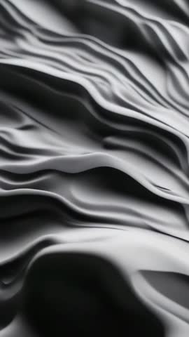 Vertical Loop Monochrome Waves Rippling Across Layered Organic Textures for Mobile