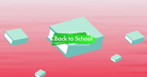 Back to school concept with books and school supplies