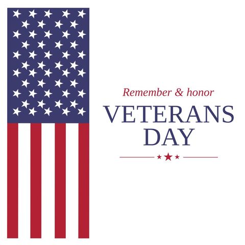 Veterans Day Tribute with American Flag and Inspiring Message - Download Free Stock Templates Pikwizard.com