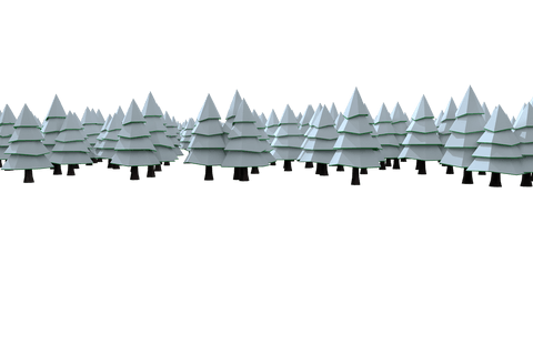 transparent winter forest with snowy pine trees - Download Free Stock Videos Pikwizard.com