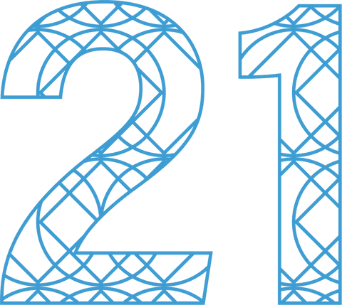 patterned blue number 21 on transparent background - Download Free Stock Videos Pikwizard.com