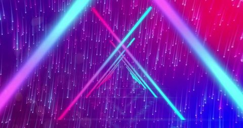 Dynamic Pink and Blue Neon Laser Light Beams on Digital Background - Download Free Stock Images Pikwizard.com