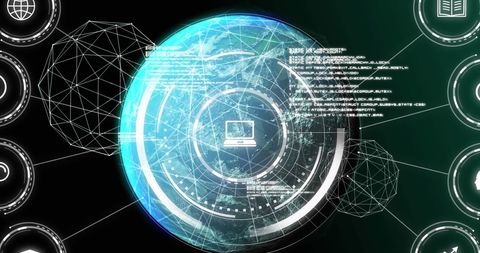 Digital Network and Globe with Data Connections - Download Free Stock Images Pikwizard.com