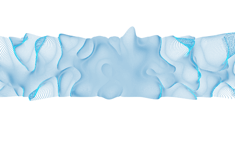 abstract blue mesh wave on transparent background - Download Free Stock Videos Pikwizard.com