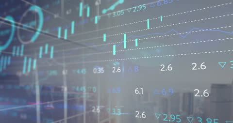 Holographic Stock Market Data in Motion