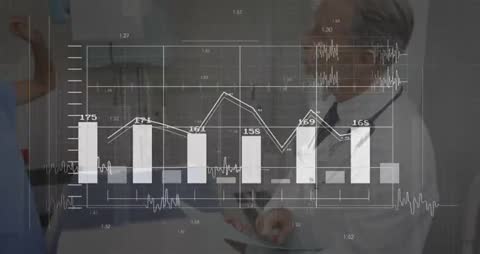 Doctor Analyzing Patient's Vital Signs with Digital Interface