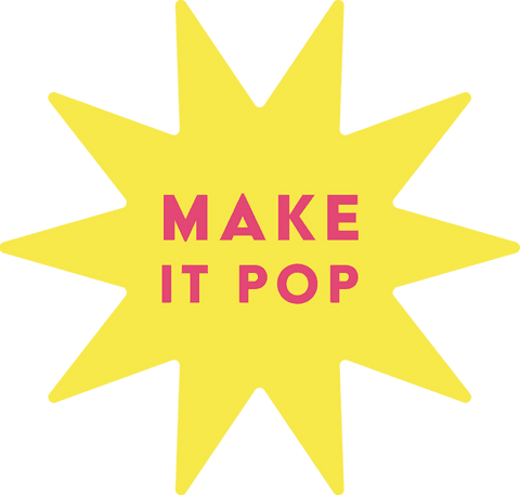 Transparent Starburst Featuring Make It Pop Text in Yellow and Magenta - Download Free Stock Videos Pikwizard.com