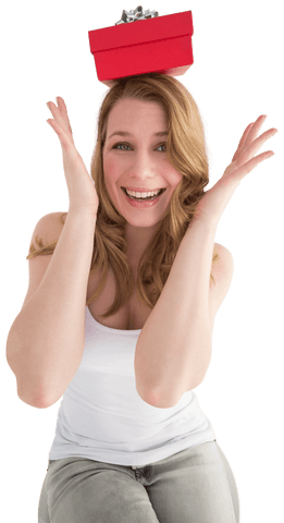 Smiling Woman Balancing Telmasire on June Athiny